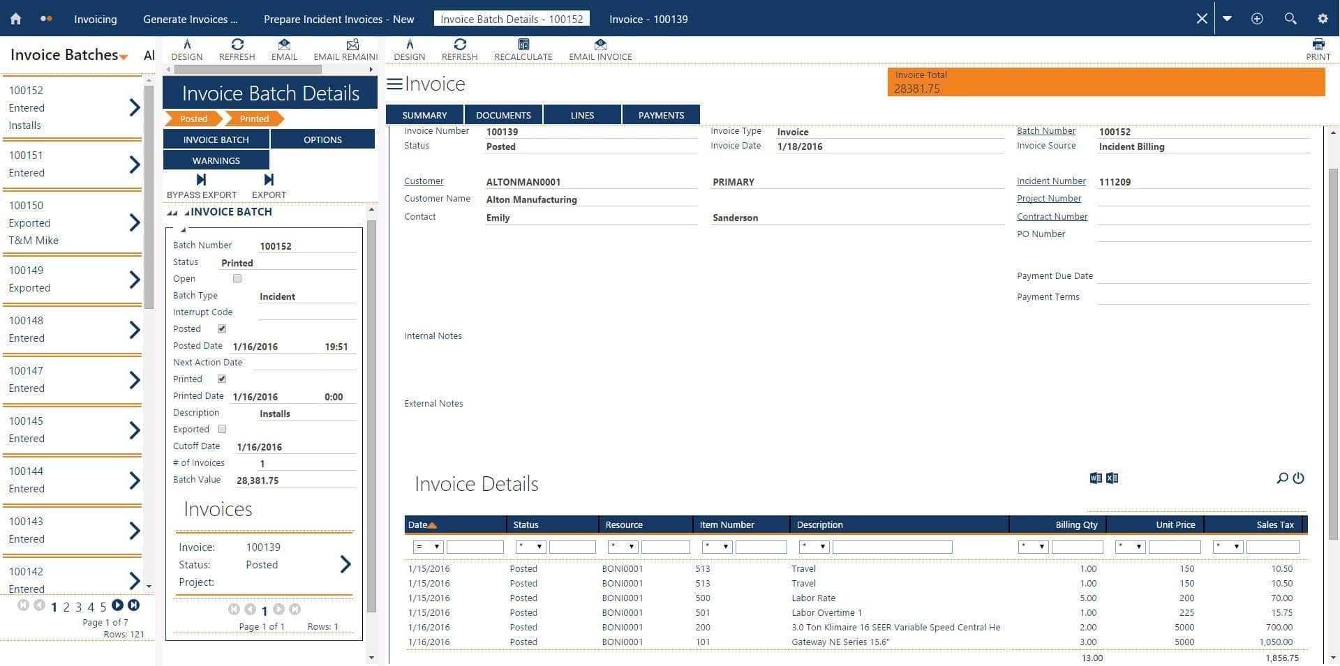 Fieldpoint Field Service Management Software integration with MICROSOFT DYNAMICS GP