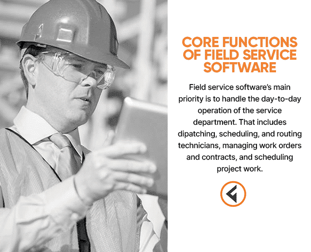 core functions of field service software